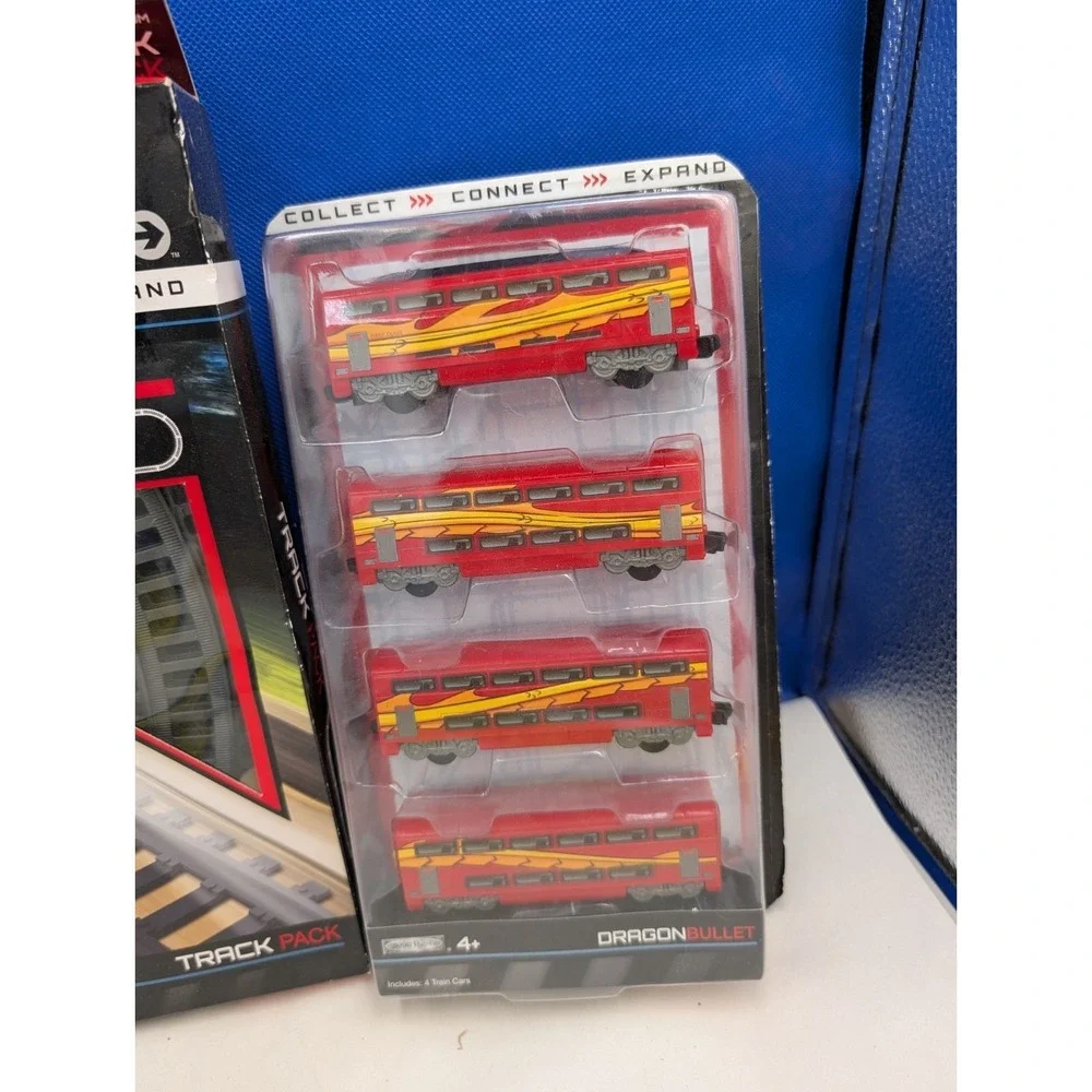 Jakks Pacific Euro & Dragon Bullet W Track Pack Lot Power Trains Oval Express